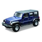 Jucarii, Copii si Bebe - Jucarii si jocuri - Vehicule si jucarii cu telecomanda - Masinute - Macheta Masinuta Bburago Scara 1:32 Jeep Wrangler Albastru, Bb43100-43012 - Infinity.ro