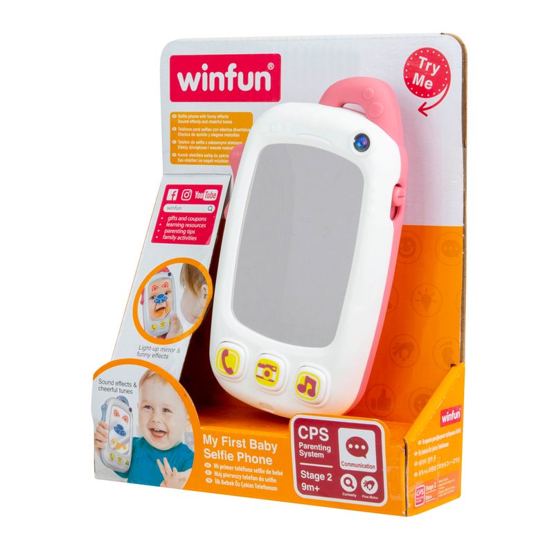 Jucarii, Copii si Bebe - Jucarii si jocuri - Jucarii bebelusi - Jucarii interactive bebelusi - Jucarie Primul Meu Selfie Telefon, Winfun, 0767G - Infinity.ro