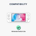 PC, gaming si accesorii/Gaming/Accesorii gaming/Accesorii console gaming - Husa consola Kwmobile pentru Nintendo Switch Lite, Galben, Silicon, KWM000023QA001C - Infinity.ro