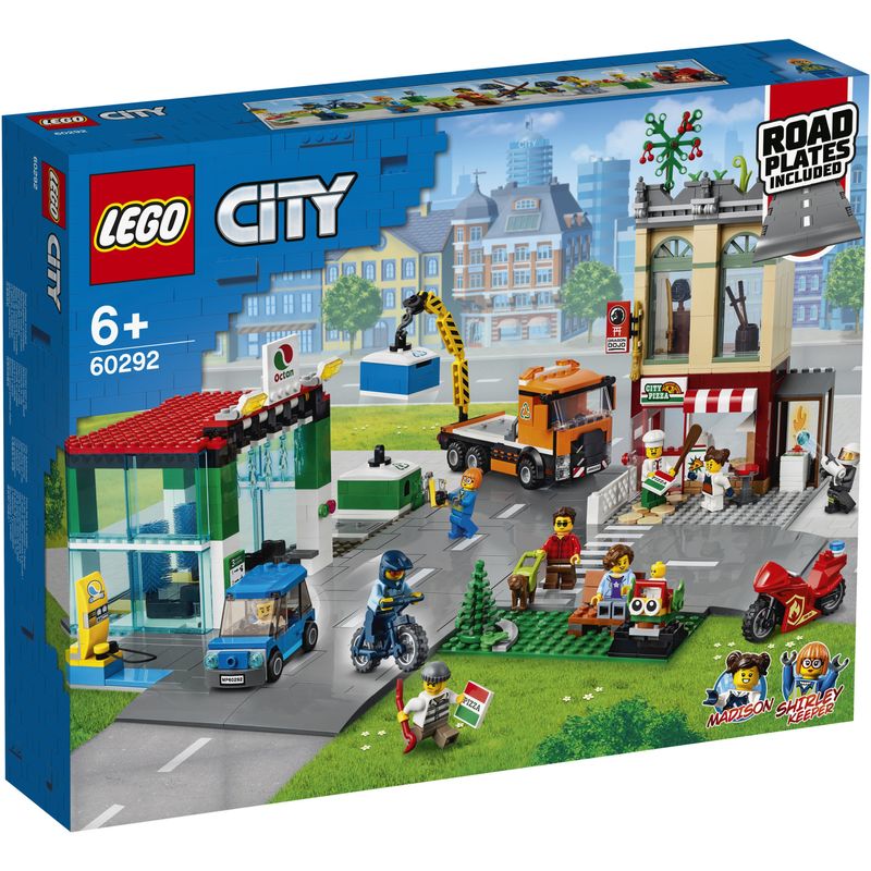 Jucarii, Copii si Bebe - Jucarii si jocuri - Seturi de constructie si cuburi - Seturi de constructie - Lego city community - centrul orasului 60292, 790 piese - Infinity.ro