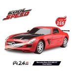 Jucarii, Copii si Bebe/Jucarii si jocuri/Vehicule si jucarii cu telecomanda/Masinute - Masina cu telecomanda kool speed car scara 1:16 mercedes benz sls amg gt final edition rosu, 10484g - Infinity.ro