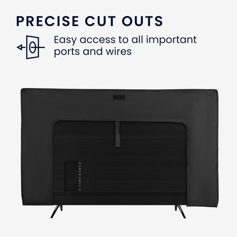 TV, Audio-Video si Foto - Accesorii TV si audio - Accesorii TV - Husa rollup Kwmobile pentru televizor de 43 inch, Negru, Plastic, KWM000024ZR001C - Infinity.ro