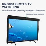 TV, Audio-Video si Foto - Accesorii TV si audio - Accesorii TV - Husa rollup Kwmobile pentru televizor de 43 inch, Negru, Plastic, KWM000024ZR001C - Infinity.ro