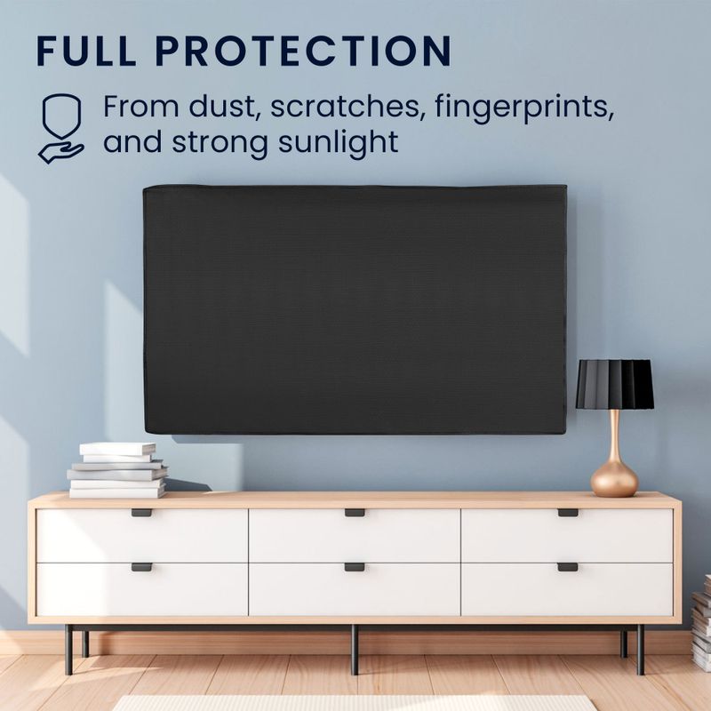 TV, Audio-Video si Foto - Accesorii TV si audio - Accesorii TV - Husa rollup Kwmobile pentru televizor de 43 inch, Negru, Plastic, KWM000024ZR001C - Infinity.ro