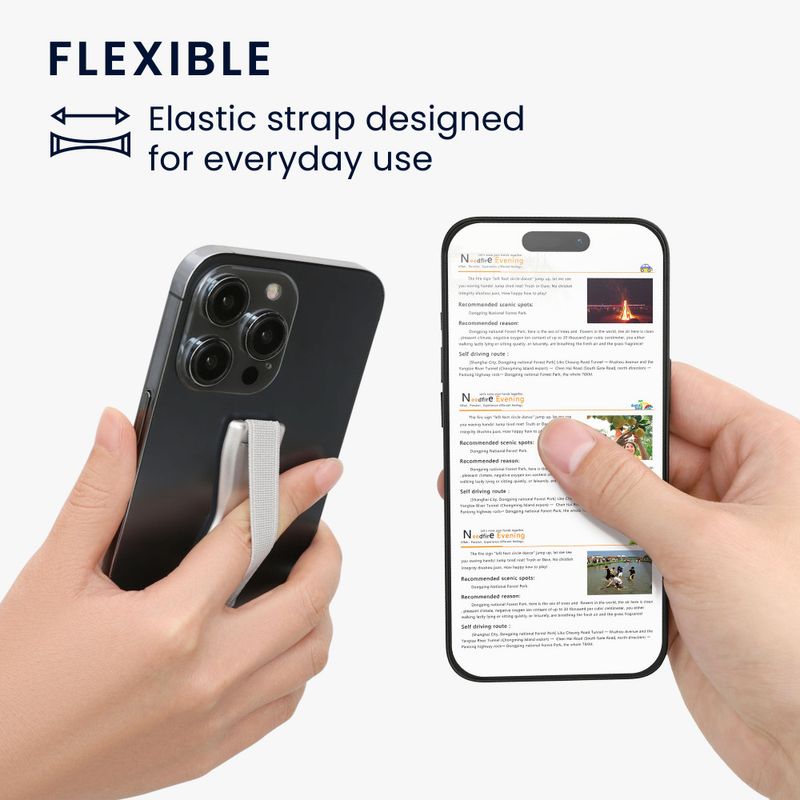 Laptop, Telefoane si Tablete - Telefoane mobile si accesorii - Accesorii Telefoane - Alte accesorii telefoane - Set 3 Suporti elastici Kwmobile pentru telefoane, Multicolor, Plastic, KWM000008OB036C - Infinity.ro