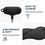 Laptop, Telefoane si Tablete - Telefoane mobile si accesorii - Accesorii Telefoane - Alte accesorii telefoane - Husa Casti Kwmobile pentru SoundPEATS Air 4, Negru, Silicon, KWM0000252I001C - Infinity.ro