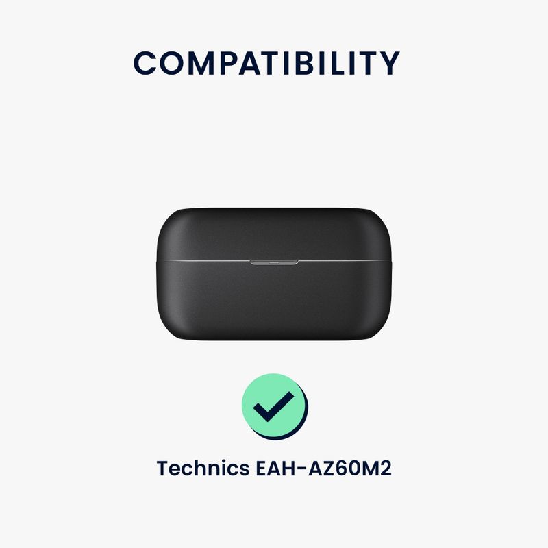 Laptop, Telefoane si Tablete - Telefoane mobile si accesorii - Accesorii Telefoane - Alte accesorii telefoane - Husa Casti Kwmobile pentru Technics EAH-AZ60M2, Negru, Silicon, KWM000025IA001C - Infinity.ro