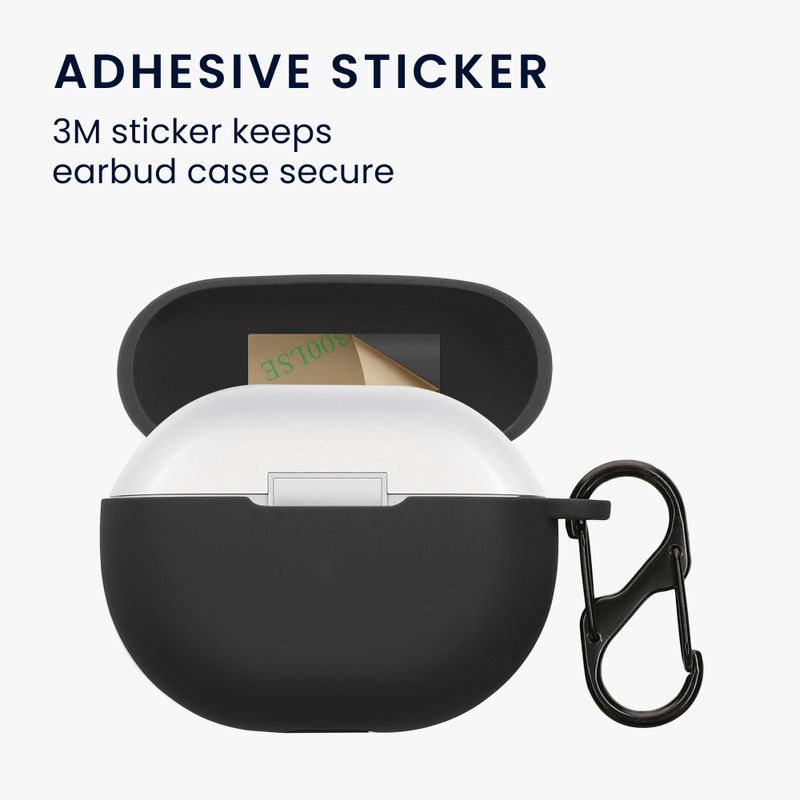 Laptop, Telefoane si Tablete - Telefoane mobile si accesorii - Accesorii Telefoane - Alte accesorii telefoane - Husa Casti Kwmobile pentru SoundPEATS Air 4 Pro, Negru, Silicon, KWM0000256Z001C - Infinity.ro