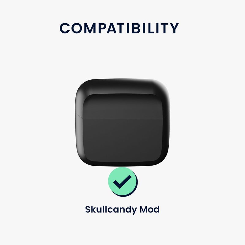 Laptop, Telefoane si Tablete - Telefoane mobile si accesorii - Accesorii Telefoane - Alte accesorii telefoane - Husa Casti Kwmobile pentru Skullcandy Mod, Negru, Silicon, KWM0000256S001C - Infinity.ro