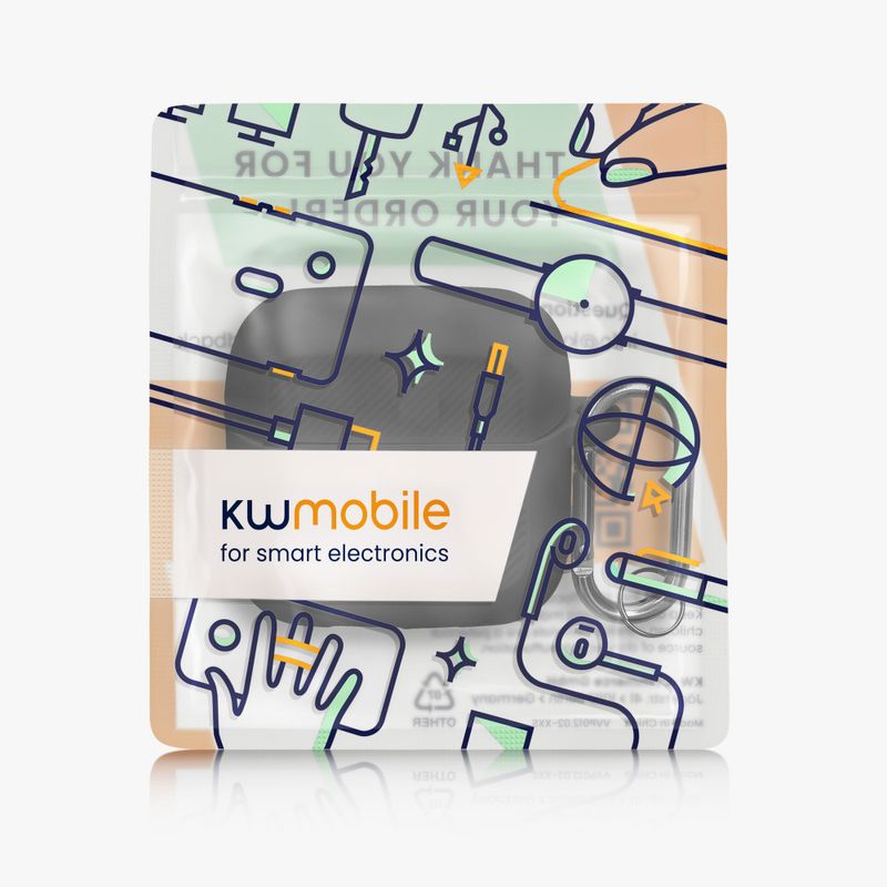 Laptop, Telefoane si Tablete - Telefoane mobile si accesorii - Accesorii Telefoane - Alte accesorii telefoane - Husa Casti Kwmobile pentru Skullcandy Mod, Negru, Silicon, KWM0000256S001C - Infinity.ro