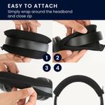 Laptop, Telefoane si Tablete - Telefoane mobile si accesorii - Accesorii Telefoane - Alte accesorii telefoane - Banda Casti Kwmobile pentru Audio-Technica ATH SR5/ATH SR5BT, Negru, Neopren, KWM000024XB001C - Infinity.ro