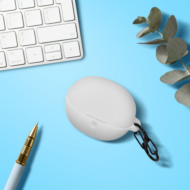 Laptop, Telefoane si Tablete - Telefoane mobile si accesorii - Accesorii Telefoane - Alte accesorii telefoane - Husa Casti Kwmobile pentru SoundPEATS Clear, Alb, Silicon, KWM0000259W001C - Infinity.ro