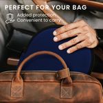 Laptop, Telefoane si Tablete - Telefoane mobile si accesorii - Accesorii Telefoane - Alte accesorii telefoane - Husa Casti Kwmobile pentru Sony WH-1000XM4/WH-1000XM3, Albastru inchis, Neopren, KWM0000254Z002C - Infinity.ro