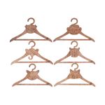 Market - Cadouri - Cadouri personalizate - Set 6 Umerase pentru copii Personalizabil din lemn Animale 24 cm x 14 cm - Infinity.ro