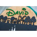 Casa si Gradina - Decoratiuni - Obiecte decorative - Decoratiuni camera copilului - Decor Personalizabil, HandyHands, cu Nume din lemn Disney 36 cm - Infinity.ro