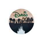 Casa si Gradina - Decoratiuni - Obiecte decorative - Decoratiuni camera copilului - Decor Personalizabil, HandyHands, cu Nume din lemn Disney 36 cm - Infinity.ro