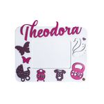 Market - Cadouri - Rame si albume foto - Rama foto Personalizata cu Detaliile Nasterii Lebada - 46 L x 35 H (cm) - Infinity.ro