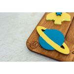 Market - Cadouri - Rame si albume foto - Rama foto Personalizata HH832 din Lemn cu Data Nasterii Spatiu - Infinity.ro