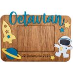 Market - Cadouri - Rame si albume foto - Rama foto Personalizata HH832 din Lemn cu Data Nasterii Spatiu - Infinity.ro