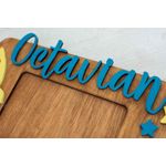 Market - Cadouri - Rame si albume foto - Rama foto Personalizata HH832 din Lemn cu Data Nasterii Spatiu - Infinity.ro