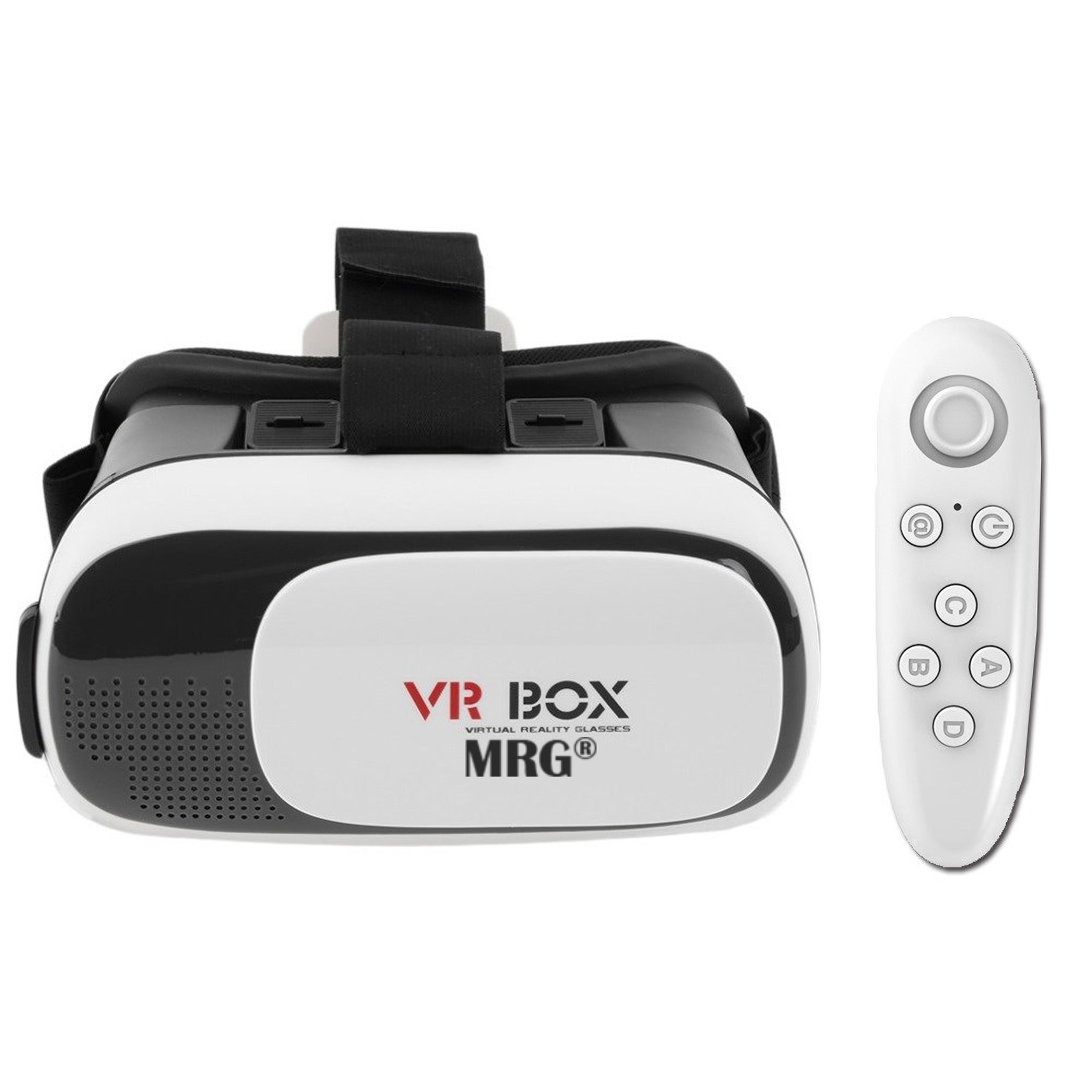 Ochelari virtuali 3D MRG L-396, VR Box, cu telecomanda, pentru telefon