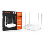 PC, gaming si accesorii - Retelistica - Wireless - Routere Wireless - Router Wi-Fi 6 AX3000, DaulBand2.4/5GHz, 574+2402 Mbps, 4x6dBi, 4 x Gigabit  - TENDA TND-TX9 - Infinity.ro