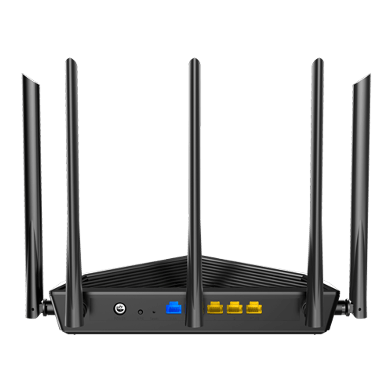 PC, gaming si accesorii - Retelistica - Wireless - Routere Wireless - Router Wi-Fi 6e, AX5700 TriBand 2.4/5GHz/6GHz, 861+2402+2402 Mbps,  5x6dBi, 4 x Gigabit - TENDA TND-TX27-PRO - Infinity.ro