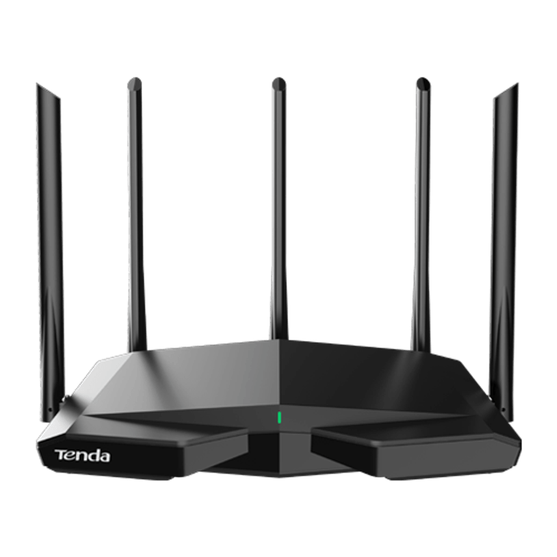 PC, gaming si accesorii - Retelistica - Wireless - Routere Wireless - Router Wi-Fi 6e, AX5700 TriBand 2.4/5GHz/6GHz, 861+2402+2402 Mbps,  5x6dBi, 4 x Gigabit - TENDA TND-TX27-PRO - Infinity.ro