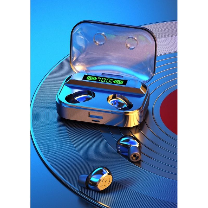 TV, Audio-Video si Foto - Portabile audio - Casti audio - Casti Wireless Bluetooth MRG MT50, Stereo, LCD, cu Carcasa, Negru - Infinity.ro