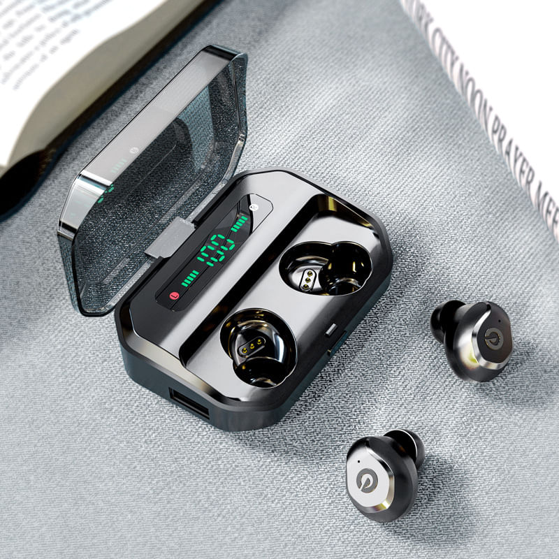 TV, Audio-Video si Foto - Portabile audio - Casti audio - Casti Wireless Bluetooth MRG MT50, Stereo, LCD, cu Carcasa, Negru - Infinity.ro