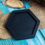 Casa si Gradina - Decoratiuni - Decoratiuni perete - Decor Forma Hexagon Blank HH1511din lemn pentru Licheni - 30x25 cm - Infinity.ro