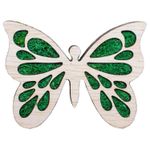Casa si Gradina - Decoratiuni - Decoratiuni perete - Decor Fluture HH1530 din lemn Personalizat cu Licheni - 30x22 cm - Infinity.ro