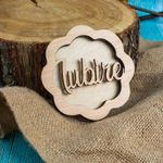 Casa si Gradina - Decoratiuni - Decoratiuni perete - Decor Floare cu Iubire Blank HH1518 din lemn pentru Licheni - 20x20 cm - Infinity.ro