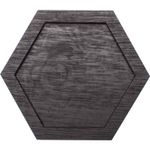 Casa si Gradina - Decoratiuni - Decoratiuni perete - Decor Forma Hexagon Blank HH1511din lemn pentru Licheni - 30x25 cm - Infinity.ro