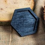 Casa si Gradina - Decoratiuni - Decoratiuni perete - Decor Forma Hexagon Blank HH1511din lemn pentru Licheni - 20x17 cm - Infinity.ro