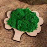 Casa si Gradina - Decoratiuni - Decoratiuni perete - Decor Pom HH1548 din lemn Personalizat cu Licheni 10x9 cm - Infinity.ro