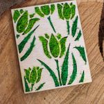 Casa si Gradina - Decoratiuni - Decoratiuni perete - Decor Lalele HH1534 din lemn Personalizat cu Licheni - 20x25 cm - Infinity.ro