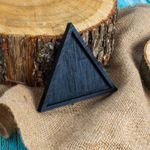 Casa si Gradina - Decoratiuni - Decoratiuni perete - Decor Forma Triunghi Blank HH1512 din lemn pentru Licheni - 40x35 cm - Infinity.ro