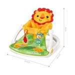 Casa si Gradina - Mobilier - Mobilier copii - Mobilier camera copiilor - Scaun Portabil de Podea cu Centru Activitati Leu - Infinity.ro