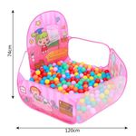 Jucarii, Copii si Bebe - Jucarii si jocuri - Jucarii de exterior - Spatii de joaca si accesorii - Piscina pentru fetite cu cos de baschet si 50 de bile incluse - Infinity.ro