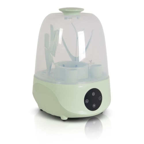 Sterilizator Electric Cangaroo Bottle Verde , Capacitate 6 Biberoane Cu Functie Sterilizare , Uscare Si Gatit Cu Abur