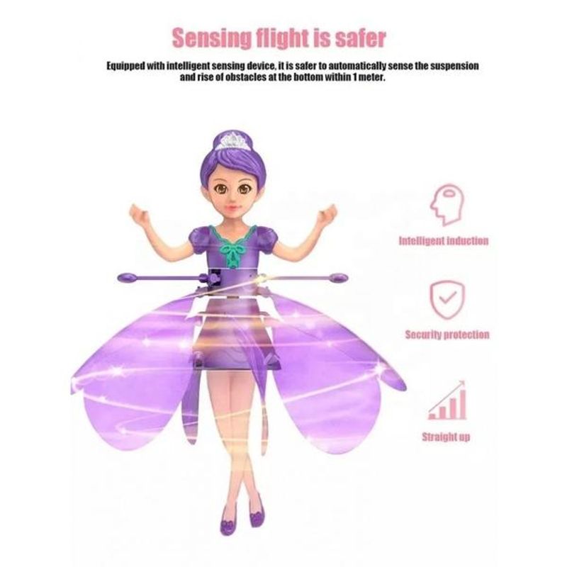 Jucarii, Copii si Bebe - Jucarii si jocuri - Papusi si accesorii - Papusi - Papusa Zana Zburatoare Flying Fairy Violet - Infinity.ro