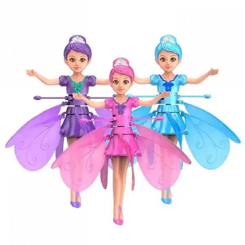 Jucarii, Copii si Bebe - Jucarii si jocuri - Papusi si accesorii - Papusi - Papusa Zana Zburatoare Flying Fairy Roz - Infinity.ro