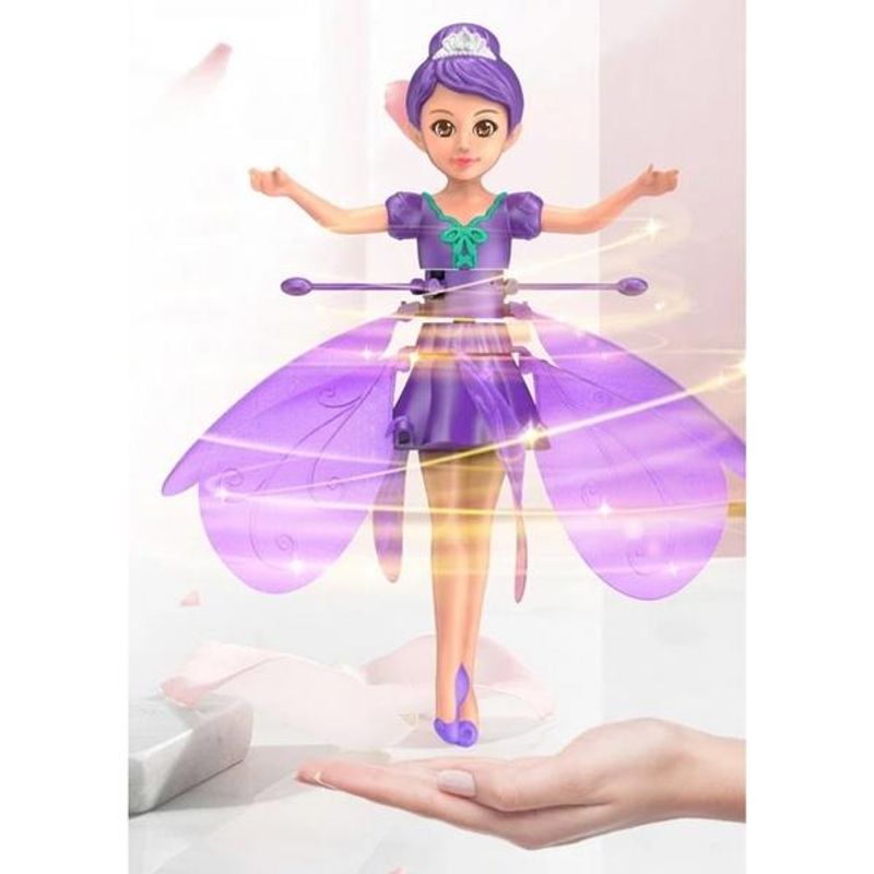 Jucarii, Copii si Bebe - Jucarii si jocuri - Papusi si accesorii - Papusi - Papusa Zana Zburatoare Flying Fairy Violet - Infinity.ro