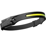 Casa si Gradina - Corpuri si surse de iluminat - Iluminat exterior - Lanterne - Lanterna Cap cu Senzor MRG MG28 , Reincarcabila, Slim, Banda Led COB - Infinity.ro