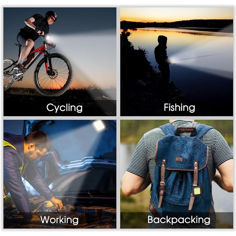 Casa si Gradina - Corpuri si surse de iluminat - Iluminat exterior - Lanterne - Lanterna Breloc MRG M895 , Reincarcabila, Led COB, Lanterna De Buzunar - Infinity.ro