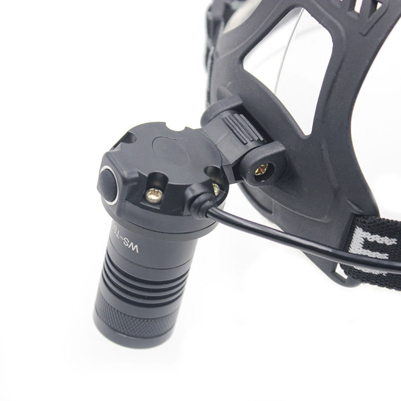 Casa si Gradina - Corpuri si surse de iluminat - Iluminat exterior - Lanterne - Lanterna Cap MRG MTS08, Reincarcabila, SMD T6, Zoom, Aluminiu - Infinity.ro