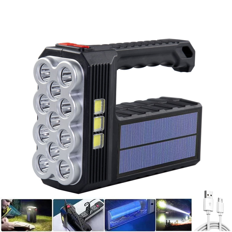 Casa si Gradina - Corpuri si surse de iluminat - Iluminat exterior - Lanterne - Lanterna de Mana Reincarcabila MRG MST11, 23 LED, Incarcare USB, cu Acumulator - Infinity.ro