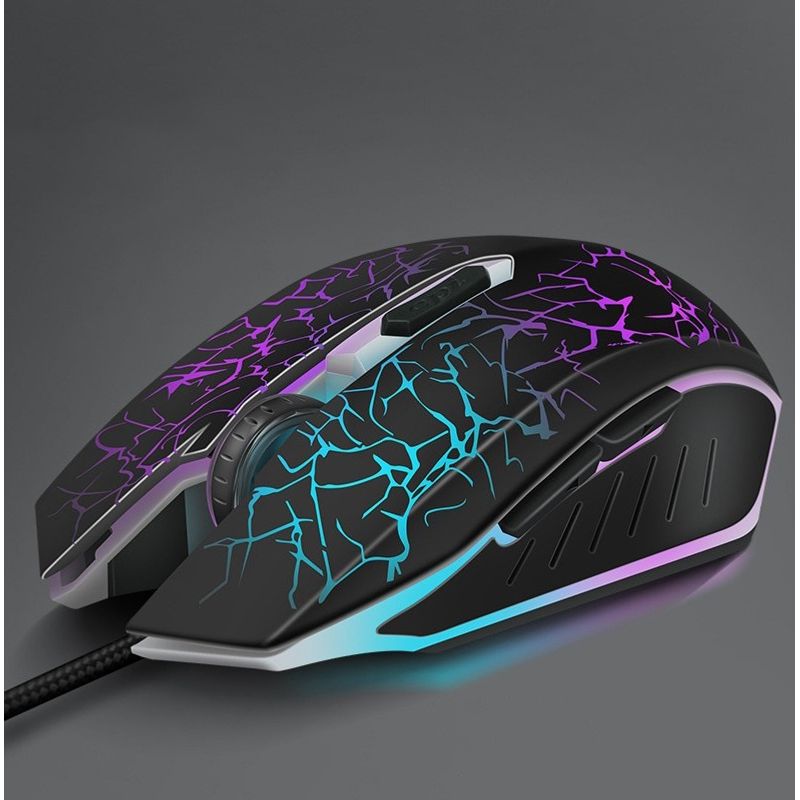 PC, gaming si accesorii - Periferice PC - Mouse - Mouse Gaming RGB MRG MX15, cu Fir, 6000 DPI, 7 culori, 7 Butoane, Negru - Infinity.ro