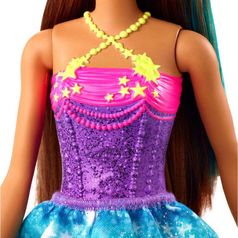 Jucarii, Copii si Bebe - Jucarii si jocuri - Papusi si accesorii - Papusi - Barbie papusa printesa dreamtopia cu coronita galbena - Infinity.ro